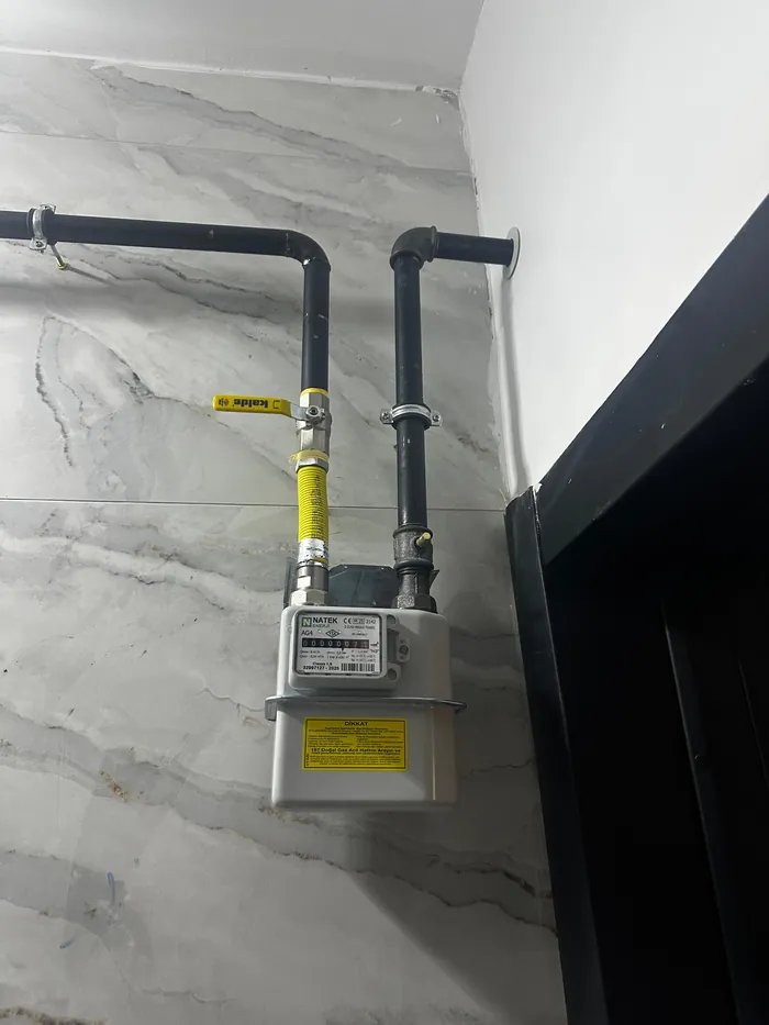 Antalya doğalgaz tesisatı, sayaç ve regülatör montajı 2