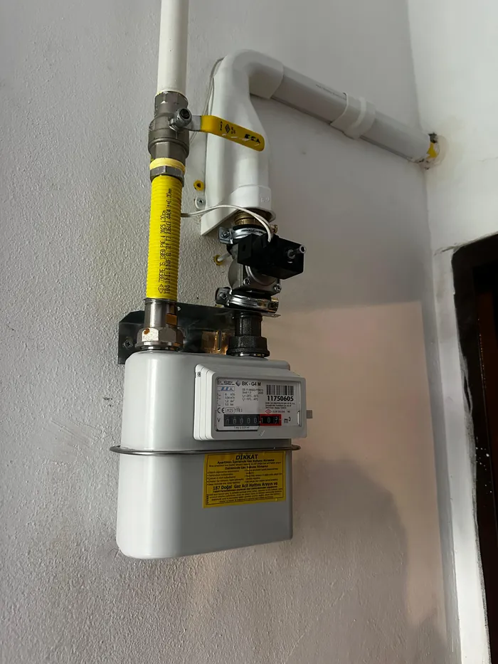 Antalya doğalgaz tesisatı, sayaç ve regülatör montajı 3