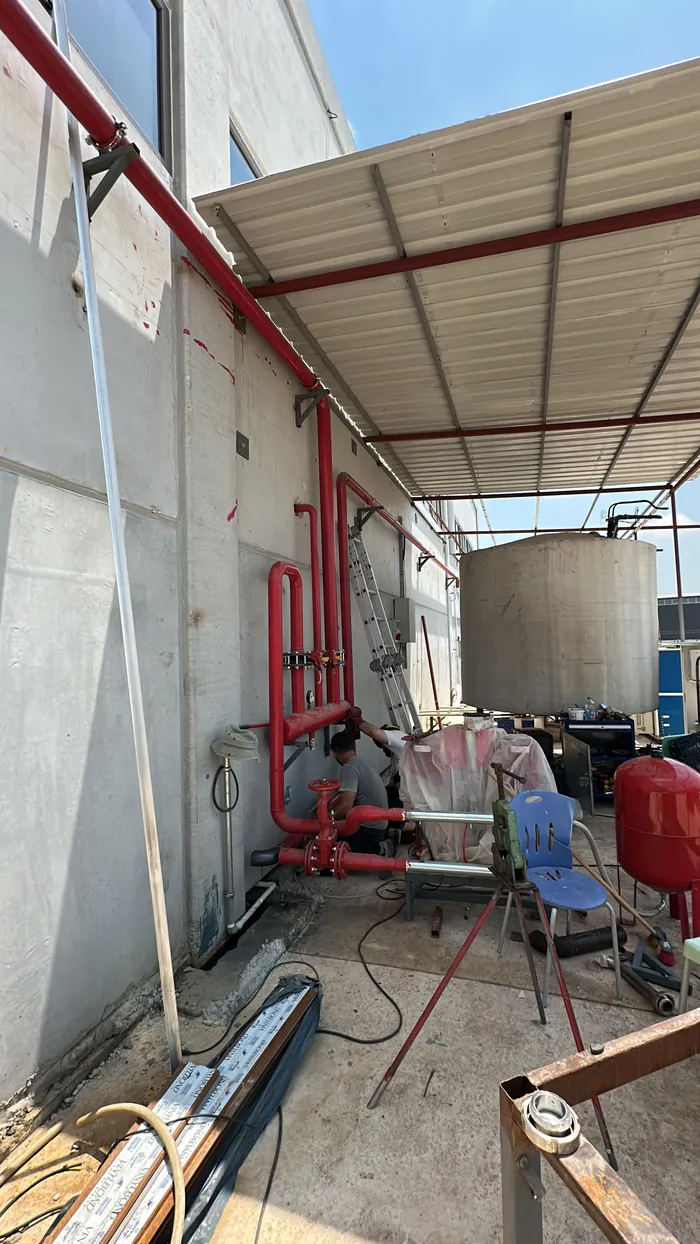 Antalya merkezi sistem kazan dairesi mekanik tesisat uygulaması 2